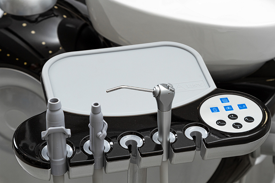 Стоматологическая установка Safety M2+ верхняя подача с 24-диодным светильником - Фото 8
